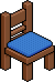 Blue Cushioned Chair.png