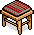 Red Wooden Cabin Stool.png