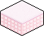 Pink Square Pool Piece