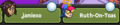 Friends playing indicated by a snowball on top