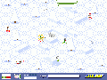 Snowball fight match